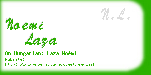noemi laza business card