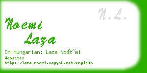 noemi laza business card